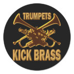 TRUMPETS KICK BRASS stickers
