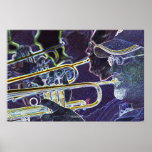 Trumpets, Mile High Jazz Band posters