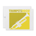 Trumpets Rock! invitations
