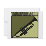 Trumpets Rock! invitations