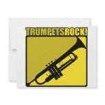 Trumpets Rock! invitations