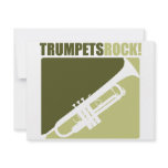 Trumpets Rock! invitations