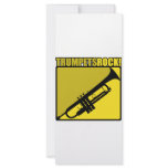 Trumpets Rock! rack cards