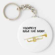Trumpets Rule the Band! Key Chains