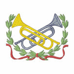 Trumpets with Wreath embroidered shirts