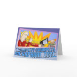 Trumpety Crumpety Megaphone Zone Greeting Card!