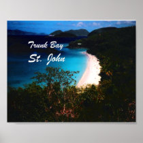 Trunk Bay, St. John Poster