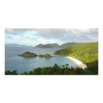 Trunk Bay, St John, USVI Customized Photo Card