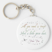 Trust and Pixie Dust Keychain