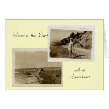 Trust in the Lord Bible Verse Card Proverbs