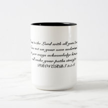 Trust in the Lord cup Mug