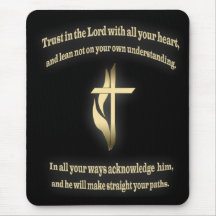 trust in the lord mouse pad