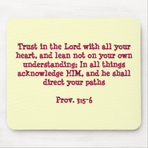 "Trust in the Lord" Mouse Pads