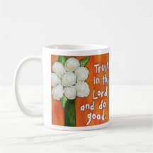 Trust in the Lord Orange Mug