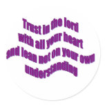 Trust in The Lord stickers