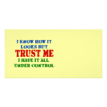 Trust Me -- All Under Control photo cards