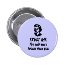 Trust Me - female Pinback Button