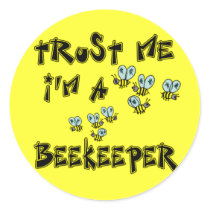 Trust Me I'm a Beekeeper Stickers