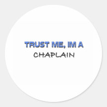 Trust Me I'm a Chaplain Stickers