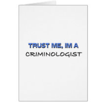 Trust Me I'm a Criminologist Cards