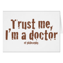 Trust me, I'm a doctor... Greeting Card