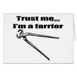 Trust me I'm a farrier. cards