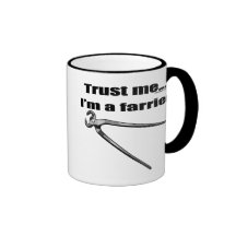 Trust me I'm a farrier. Coffee Mugs