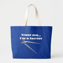 Trust me I'm a farrier. Tote Bag