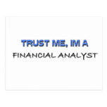 Trust Me I'm a Financial Analyst Postcards
