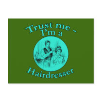 Trust Me I'm a Hairdresser Products Postcard