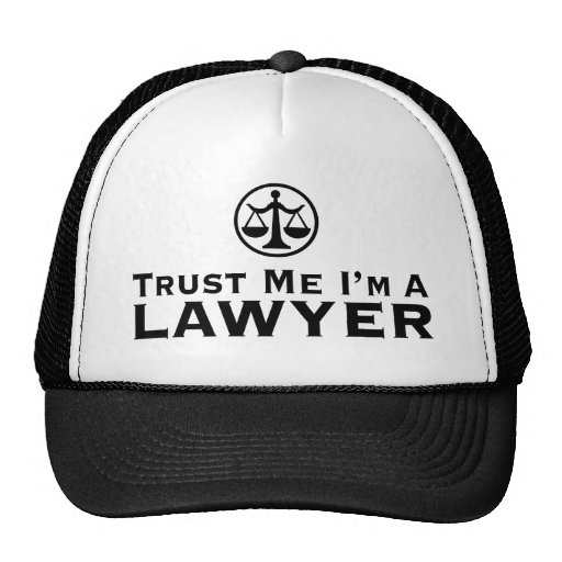 Trust Me I'm a Lawyer Trucker Hats Zazzle