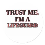 Trust Me I'm A LIFEGUARD stickers