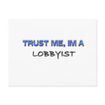 Trust Me I'm a Lobbyist postcards