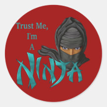 Trust Me I'm A Ninja Stickers