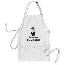 Trust me I'm a rabbi - Funny jewish humour Aprons