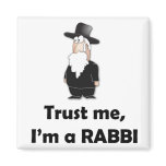 Trust me I'm a rabbi - Funny jewish humour magnets