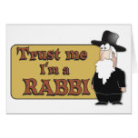 Trust Me - I'M A RABBI - Great Jewish humour cards