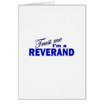 Trust Me I'm a Reverend Card