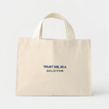 Trust Me I'm a Solicitor Canvas Bag