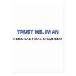 Trust Me I'm an Aeronautical Engineer Post Card