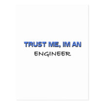 Trust Me I'm an Engineer Post Cards