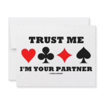 Trust Me I'm Your Partner (Bridge Saying)
