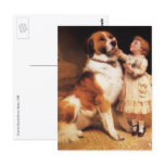 Trust (Saint Bernard) by Charles Burton Barber postcards