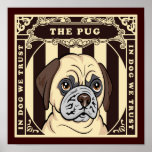 Trust The Pug Poster posters