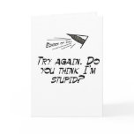 Try again! cards