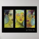 tryptic painting posters