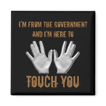 TSA Airport Search Magnet