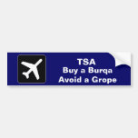 TSA Burqa Bumper Sticker