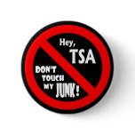 TSA Junk pin buttons