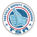 TSA Logo - Testicle Safety Assessors stickers